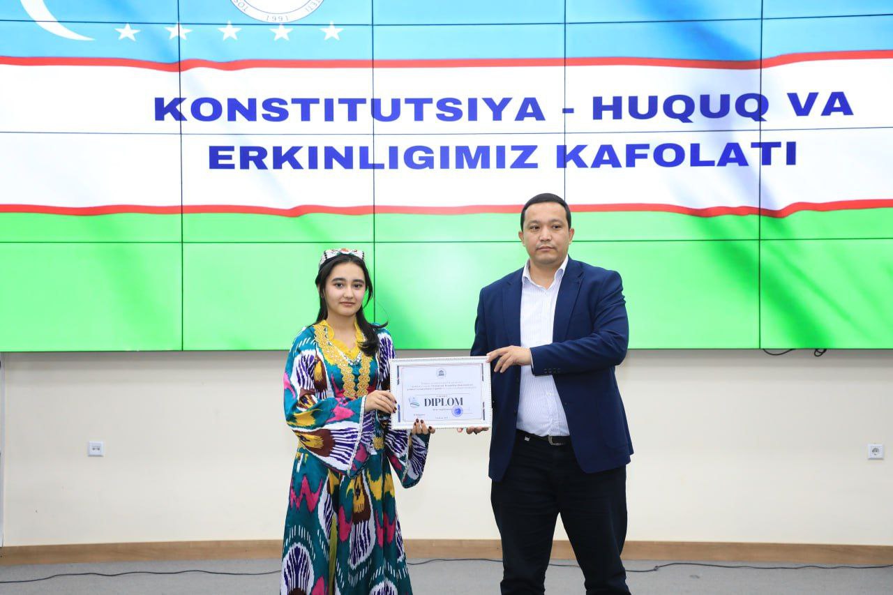 "Konstitutsiya-huquq va erkinligimiz kafolati" mavzusida tadbir boʻlib oʻtdi